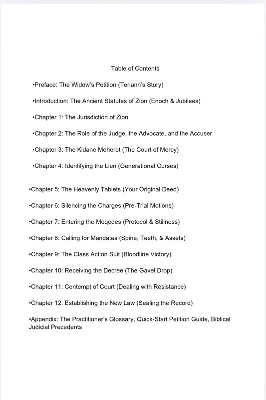 The Spiritual Tribunal: We Don't Just Offer Thoughts and Prayers. We Offer Judicial Strategy.