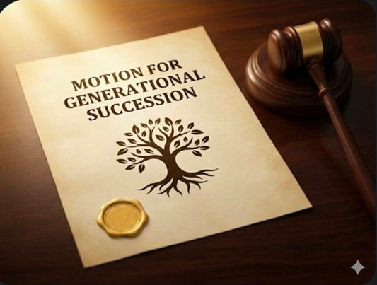 Motion for Generational Succession: The Parent's Decree for a Blessed Future (88 Canon Edition)